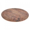 Rustic Wood Effect Round Platter with SF 285dia x 14mm